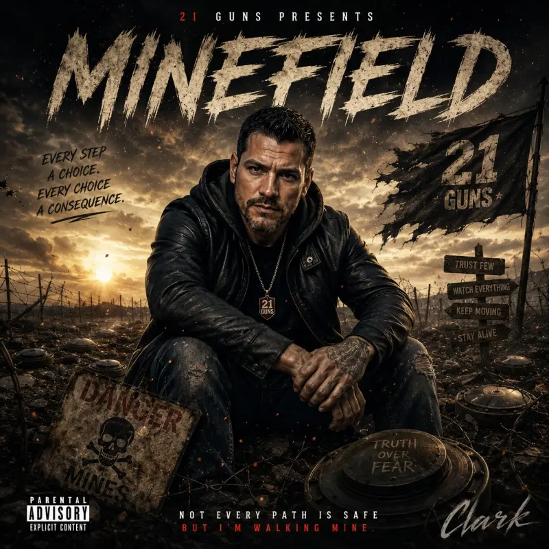 Minefield by Clark album artwork